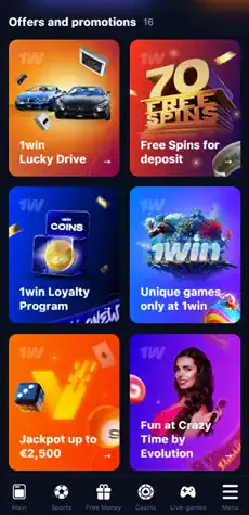Download 1win app