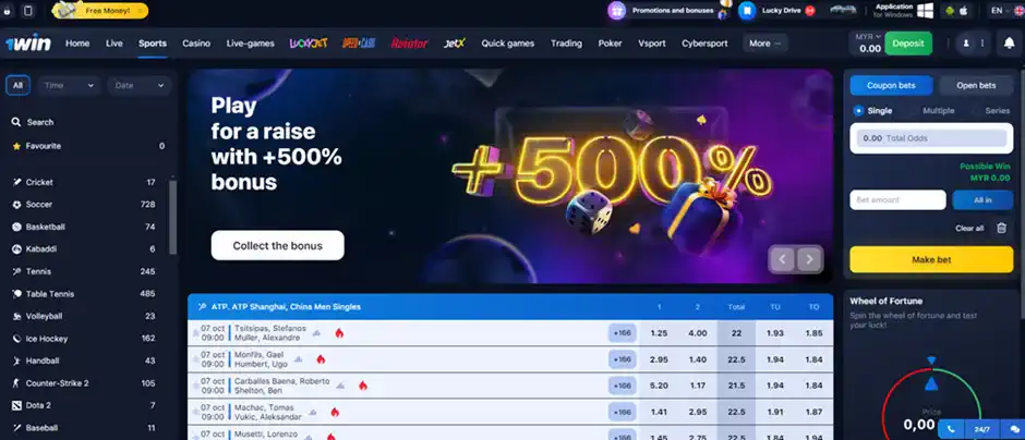 1win online casino